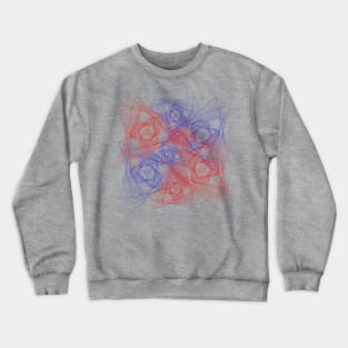 Abstract fractal multicolor pattern Crewneck Sweatshirt